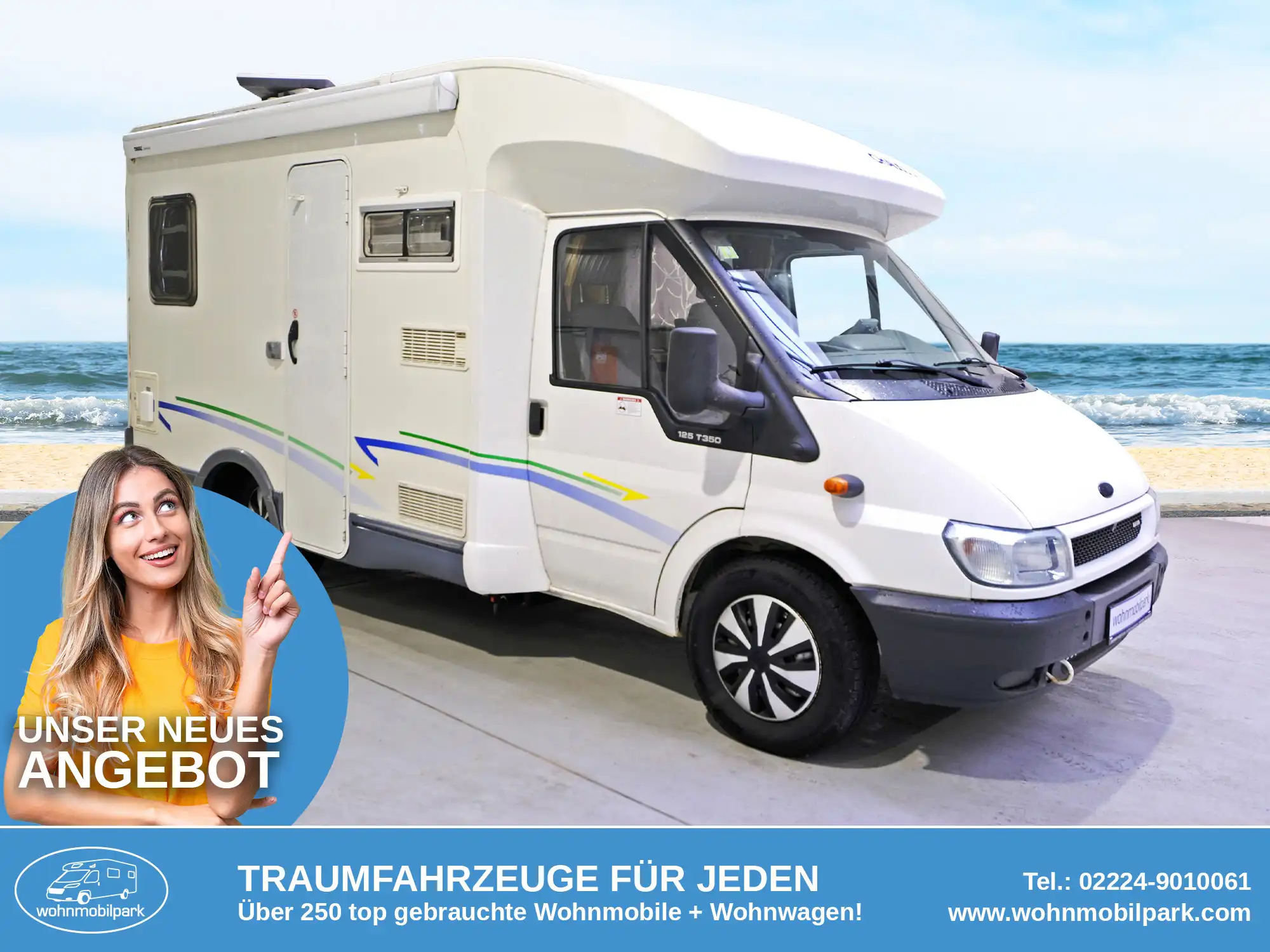 CHAUSSON Flash 02 Wohnmobil gebraucht kaufen